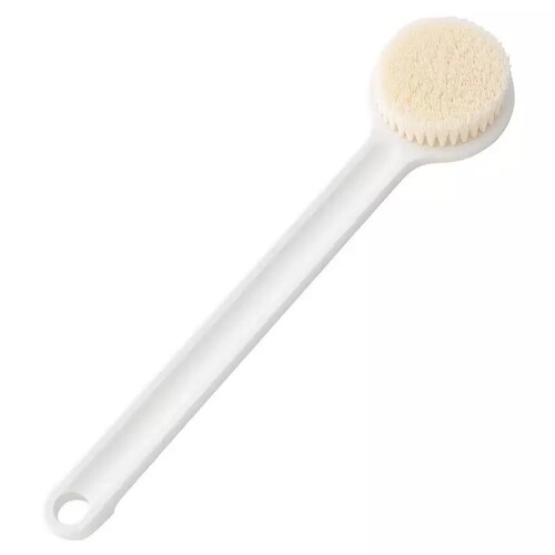 Japanese long-handled soft-bristle bath brush set bath brush back rub brush adult back cleaning brush good product rub bath god