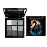 跨境 黑天鹅九色眼影盘烟熏妆暗黑朋克珠光哑光金属欧美9色眼影