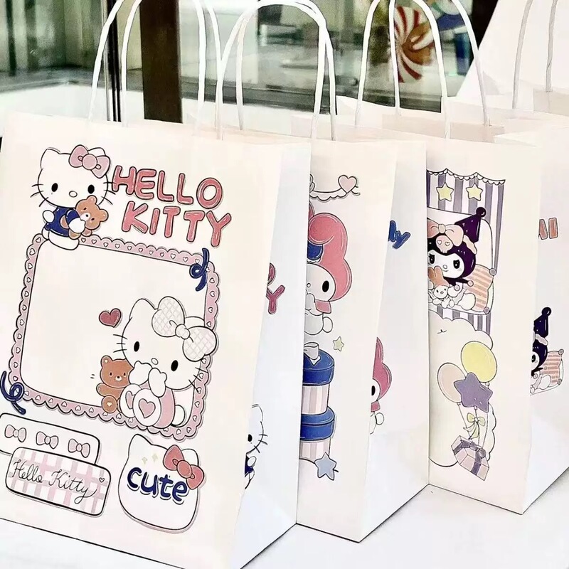 Sanrio High-End Exquisite Gift Bag Ins Style Gift Bag Melody Culomi Pacha Dog Satchel Gift Bag