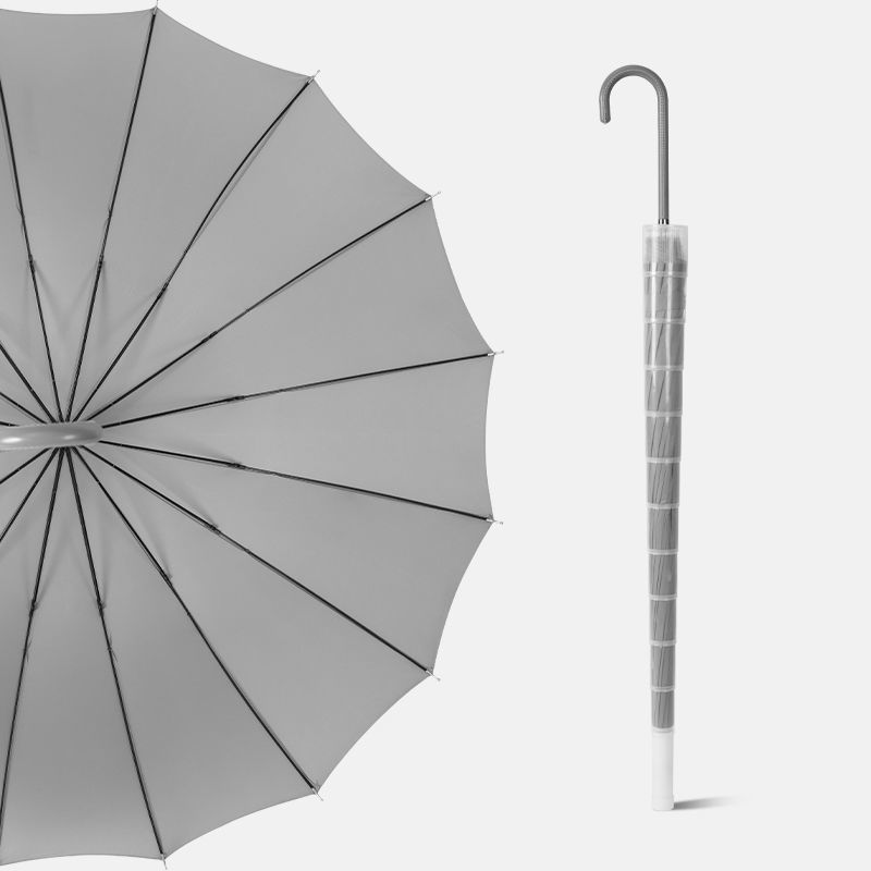 [슬림 곡선형 핸들 컬러 매칭] 16본 젠틀맨 그레이 방수 케이스 오토매틱