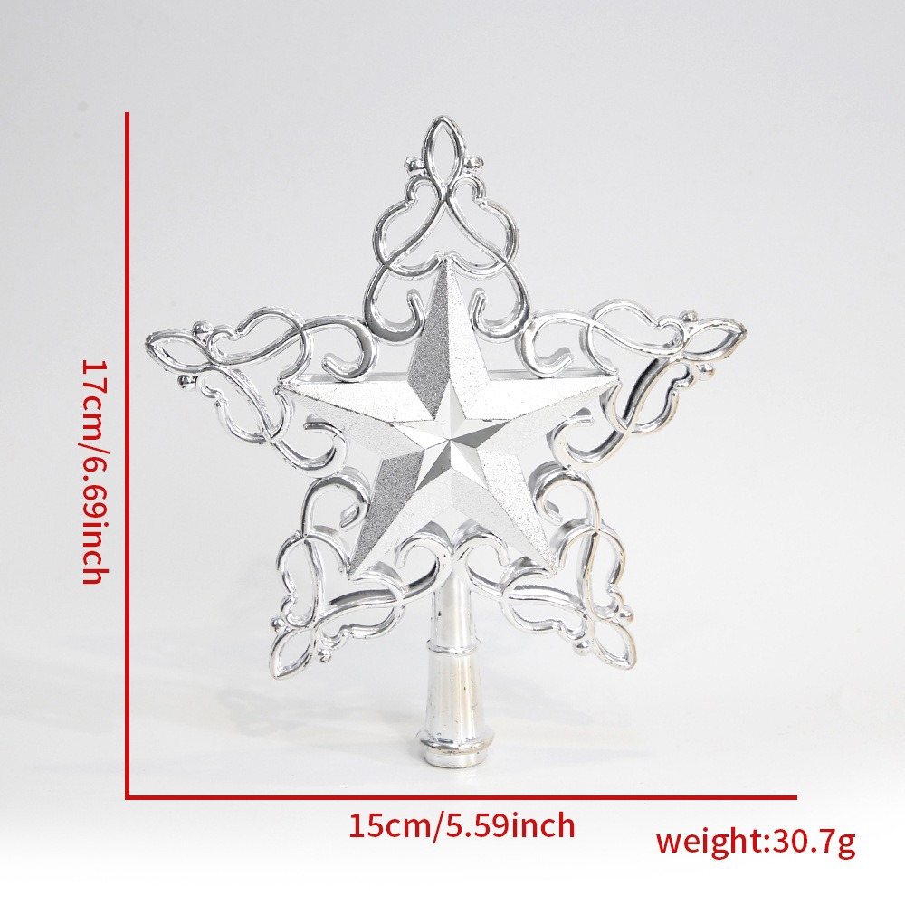 17CM Silver Tree Top Estrella
