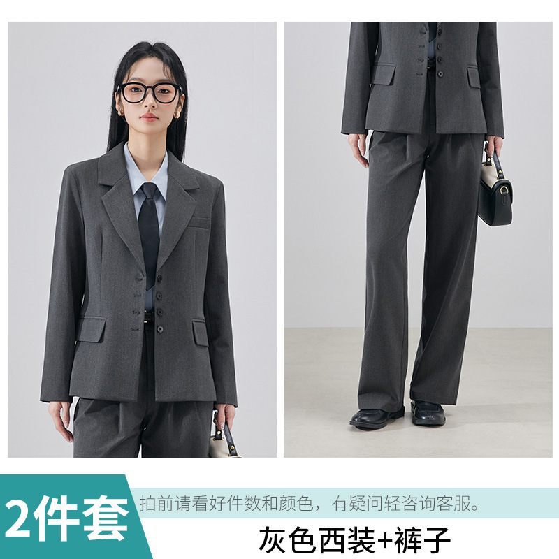 西装外套女生小个子套装公务员大学生面试正装通勤休闲西服考编|undefined