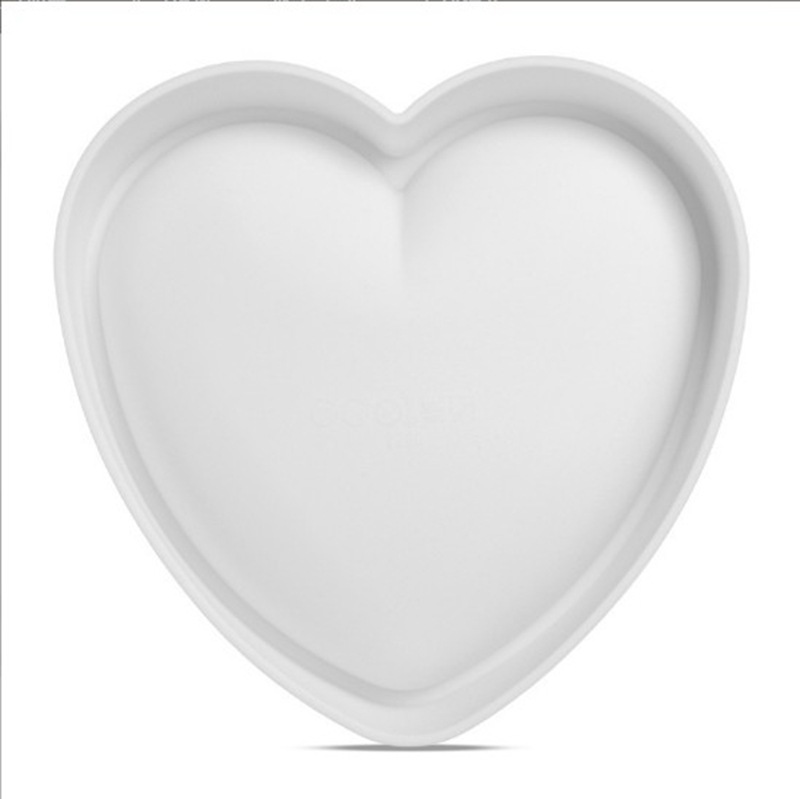 Love mousse mold baking diy heart-shaped silicone mousse mold chocolate mold cake fondant tool 6-inch 8-inch