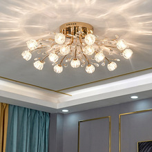 2022新款轻奢客厅灯水晶吸顶灯现代简约LED卧室灯餐厅灯饭厅灯具