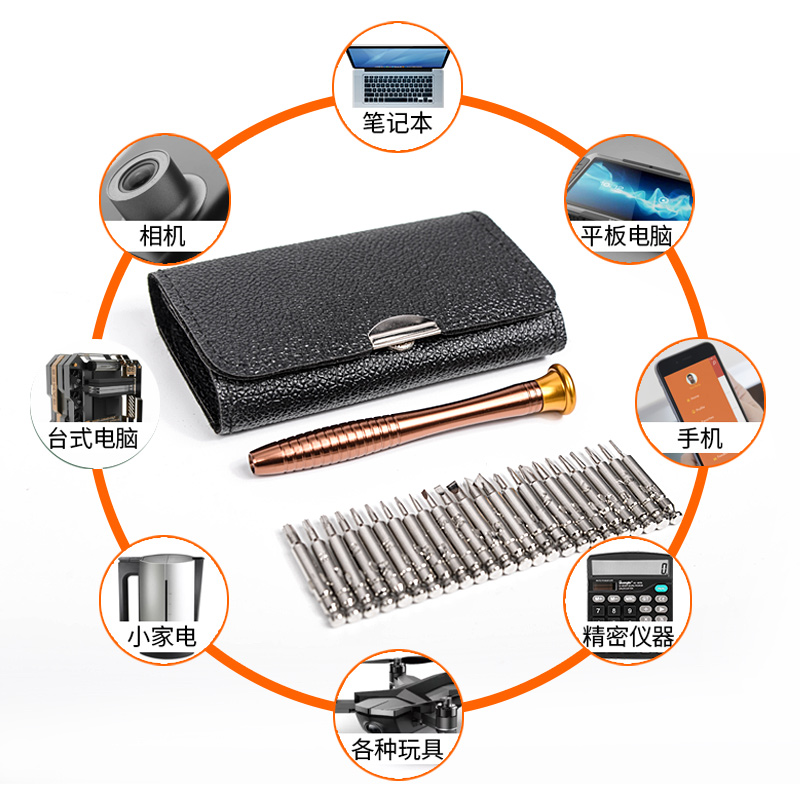 Kit de destornillador herramienta de mantenimiento de computadora multifuncional combinación de tornillo de tornillo pequeño triángulo de ciruela de forma especial