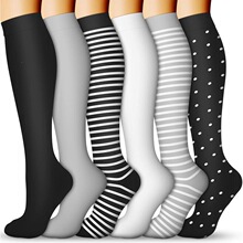 B 95855 Compression Knee Socks �˶�ѹ���� ŷ���羳����ѷ