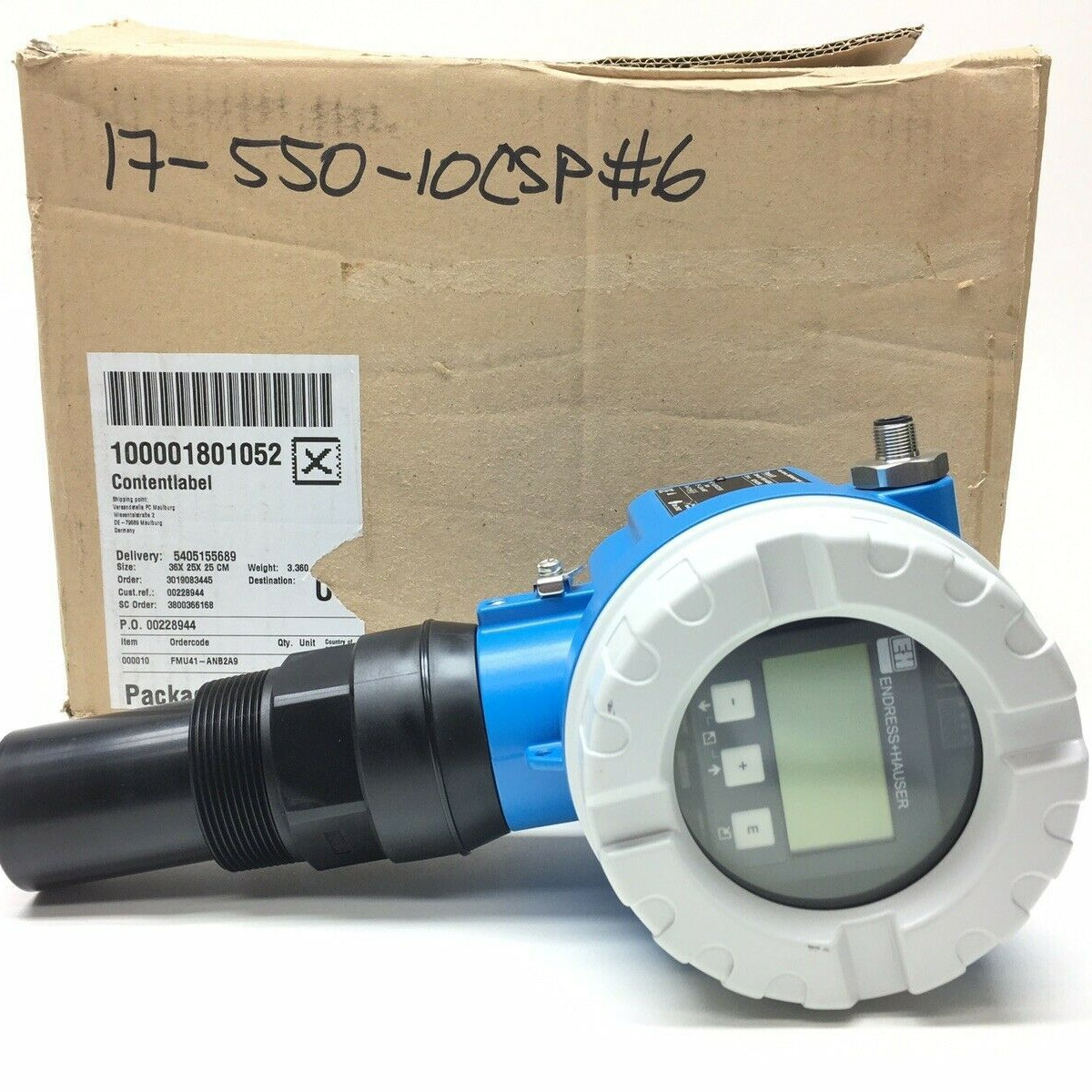 出售e h全新德国e+h超声波液位计 FMU41-CRB2A2  水位计防爆