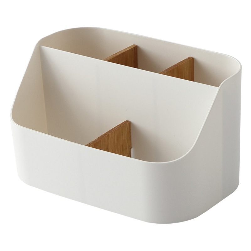 Amazon sala de estar Accesorios de escritorio caja de almacenamiento de control remoto caja de almacenamiento multifuncional simple mesa de cosméticos caja de almacenamiento