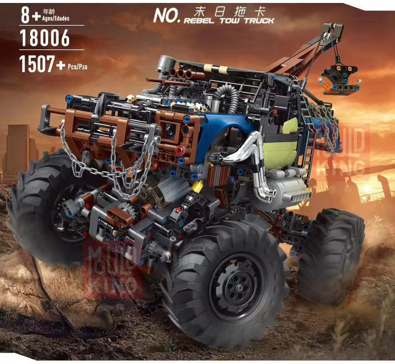 Yuxing 18006 Crawler Remote Control Climbing Vehicle Four-wheel Drive Off-road Vehicle Adult Difficulty Assembled Male Building Block Toy