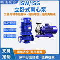 ISWISG立式管道离心泵380V供水加压泵大功率工业抽水循环增压泵
