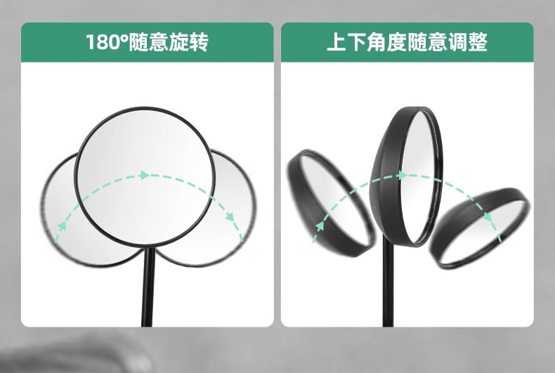 Rearview Mirror for Niu Electric Scooters Uqi/Nqi/F200/B200, Universal Replacement Mirror for All Models