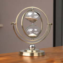 European globe time hourglass timer ornaments office desktop countdown hourglass gift home ornaments
