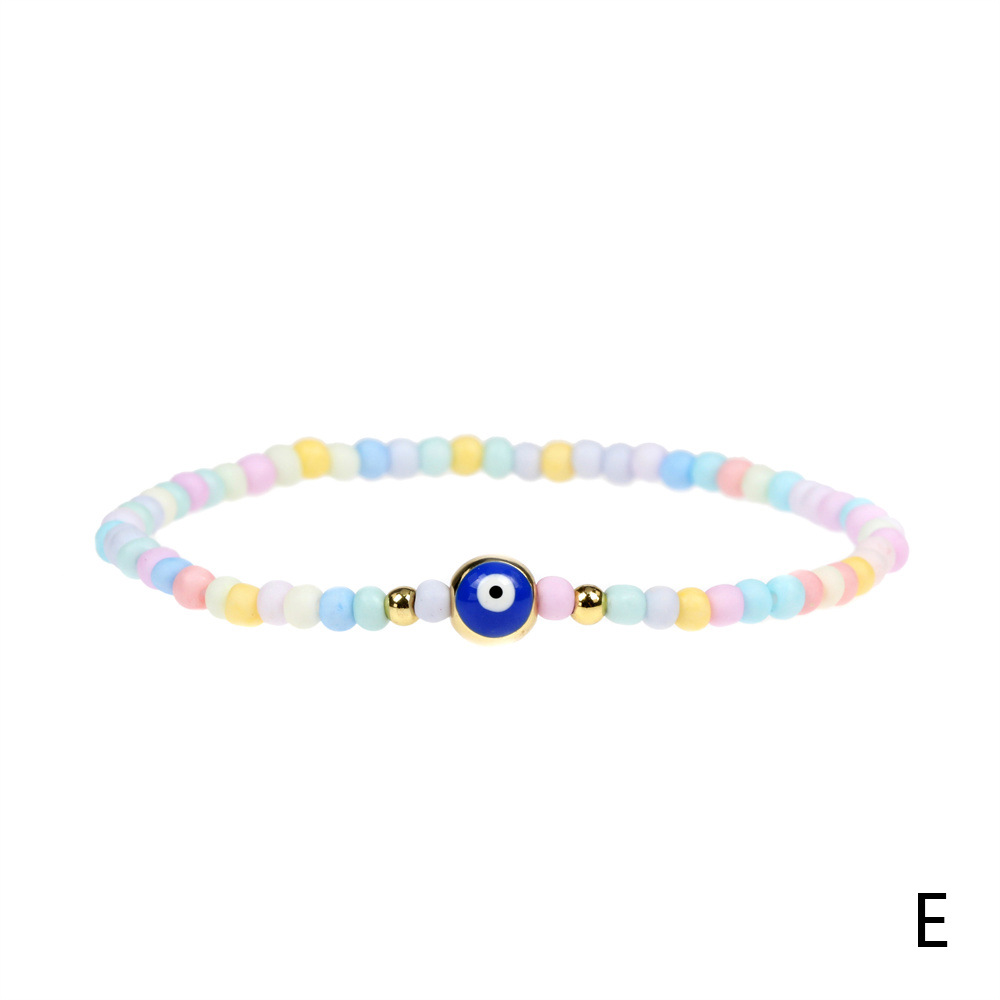 Vacation Geometric Copper Bracelets Beaded Gold Plated Copper Bracelets