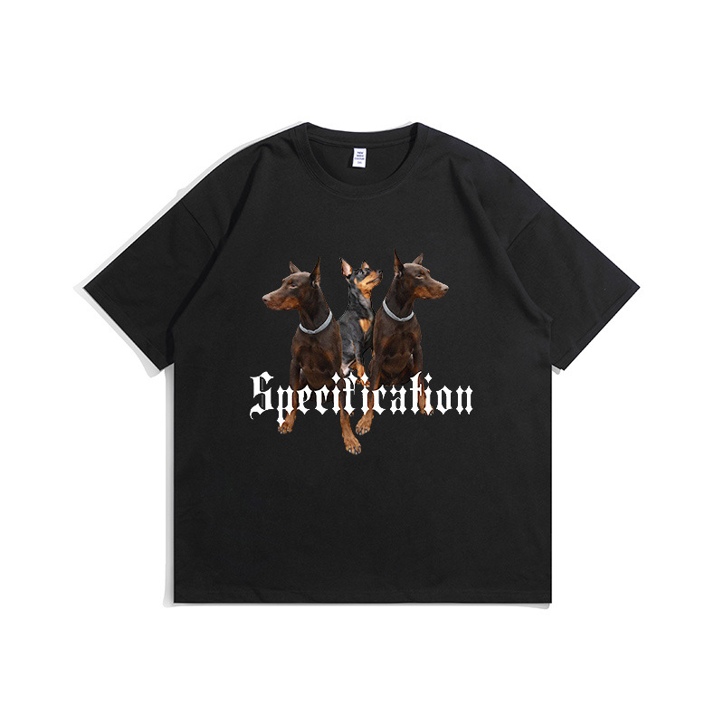 T-shirt homme coton oversized coupe ample style américain tendance_voghion.com