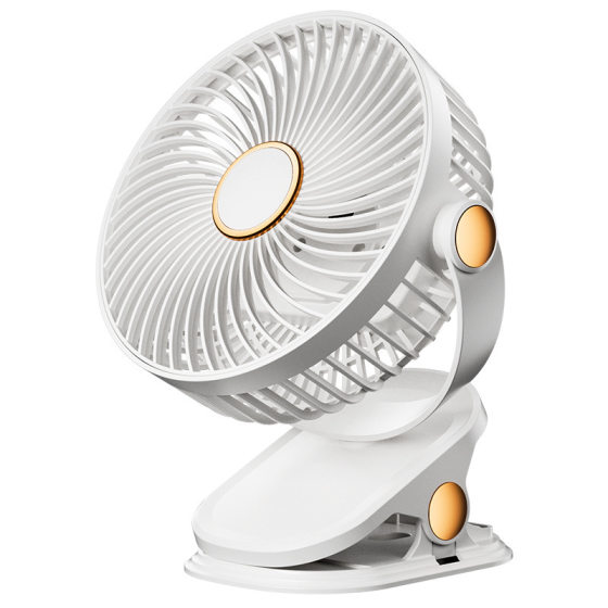 Cross-border new 6 inch clip fan mini portable usb rechargeable desktop student dormitory clip fan wall hanging manufacturers