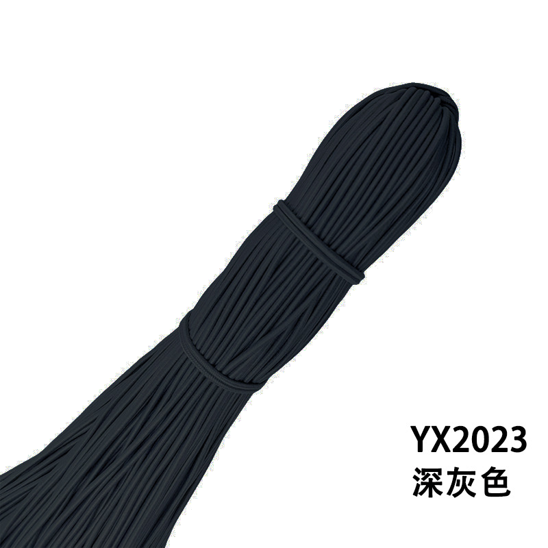 Cordón Elástico Redondo 2.5mm de Látex y Caucho, Alta Elasticidad, para Accesorios de Ropa image 174