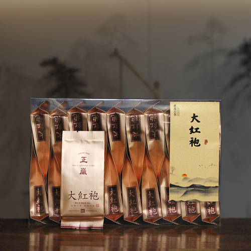 Fujian Tea Factory Wuyi Rock Tea Da Hong Pao Mellow Rock Tea Medium Roast Da Hong Pao Loose Leaf Tea Gift Box Wholesale