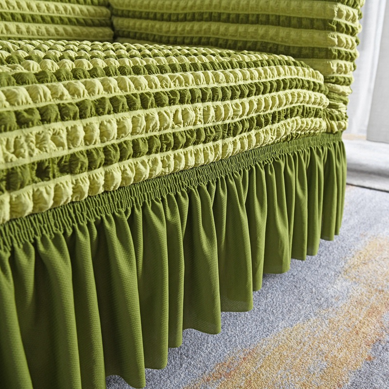 Nueva funda de sofá de lujo ligero, funda de sofá elástico grueso de gasa de espuma, funda universal todo incluido anti-agarre de gato, cuatro estaciones universales