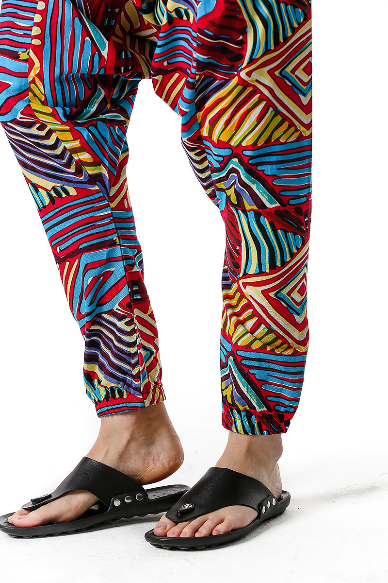 men's and women's foreign trade Harun yoga pants loose bohemian pants hanging pants moth pants 56