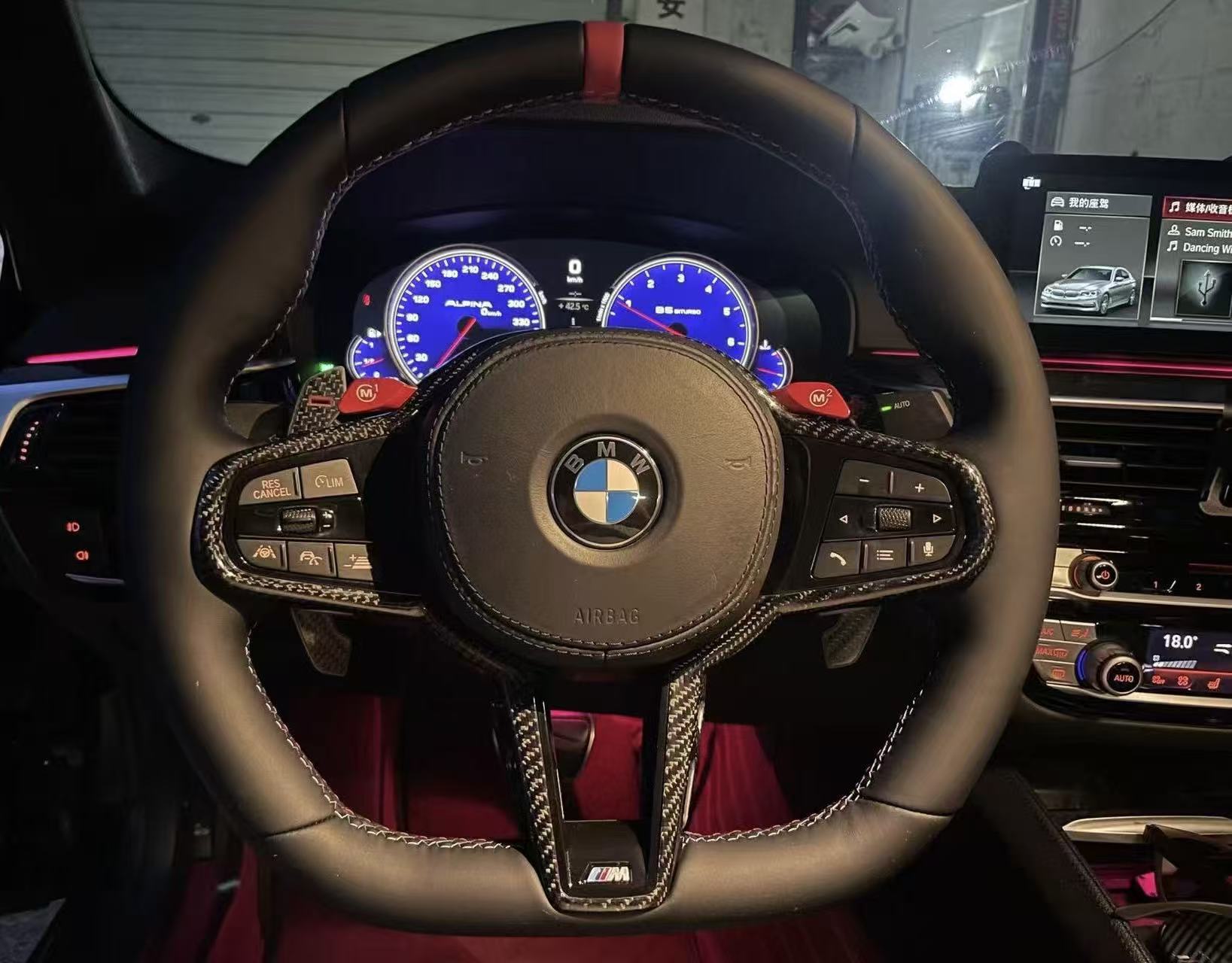 CS steering wheel for the new 3 Series, 5 Series, X3, X4, X5 interior modification, steering wheel upgrade for F and G chassis, cross-border CS steering wheel
