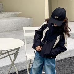 Children's Down Jacket Autumn Wear 2023 New Korean Style Unisex Spring and Autumn Season Outerwear Child Fashionable Hooded Top