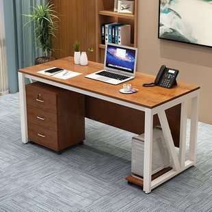 Wholesale Office Desk and Chair Combination Simple Modern Manager Office Employee Computer Single Commercial Boss