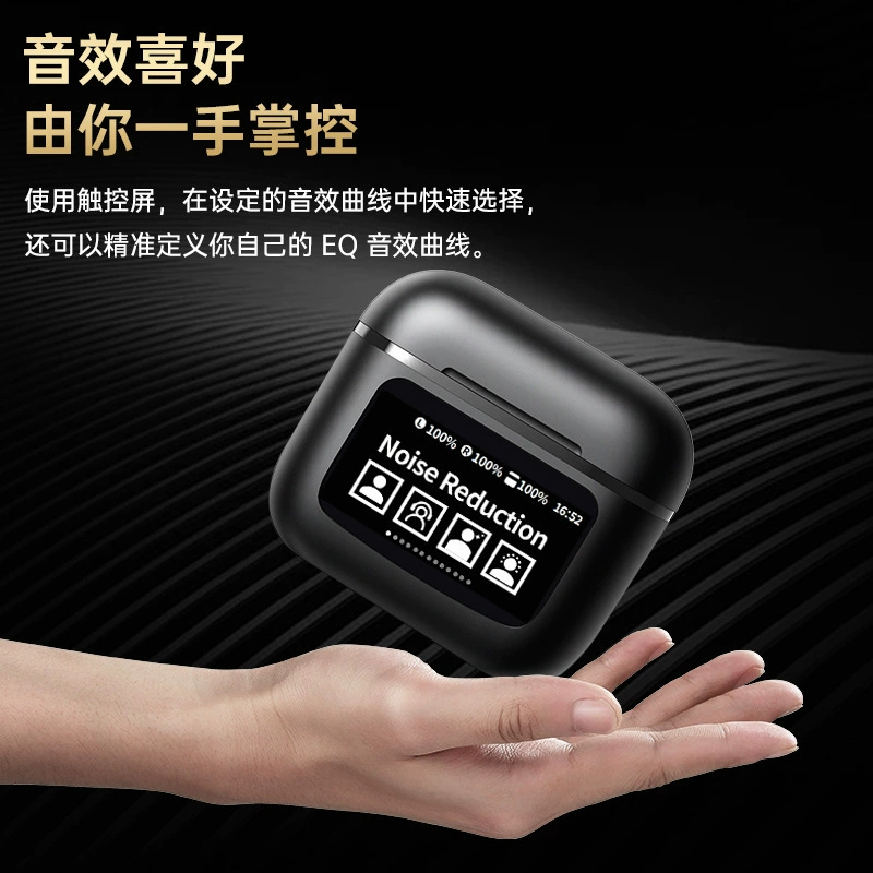 Голосовой зонд YW09 intelligent тачскрин беспроводной Bluetooth наушники внутри-ухо мультфункциональные ANC+ENC двойное шумоподавление