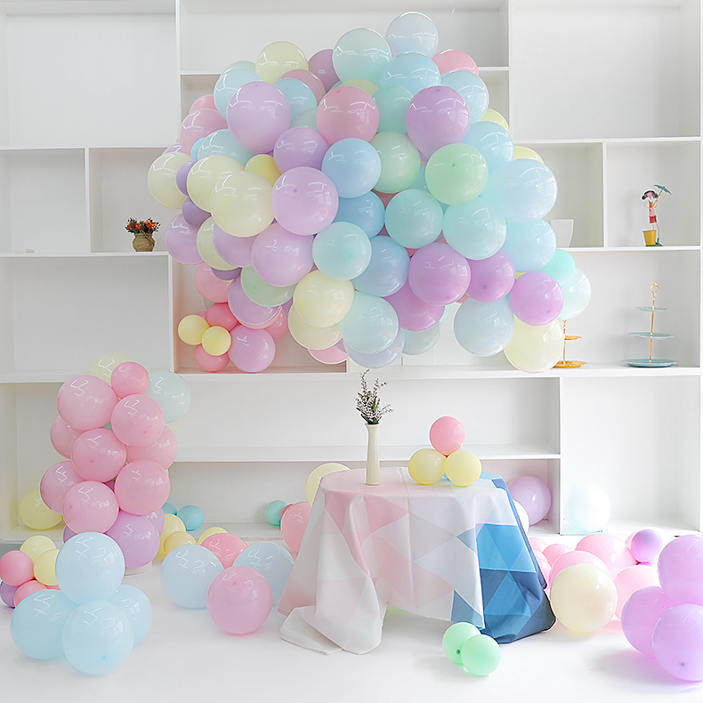 10-inch thick latex macaron balloon room hotel shopping mall women's…