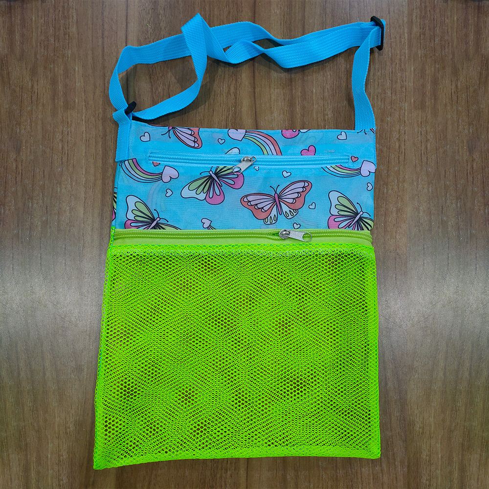 Fábrica al por mayor de múltiples capas de los niños bolsa de almacenamiento de juguete plegable bolsa de almacenamiento portátil bolsa de arena herramienta de excavación bolsa de red