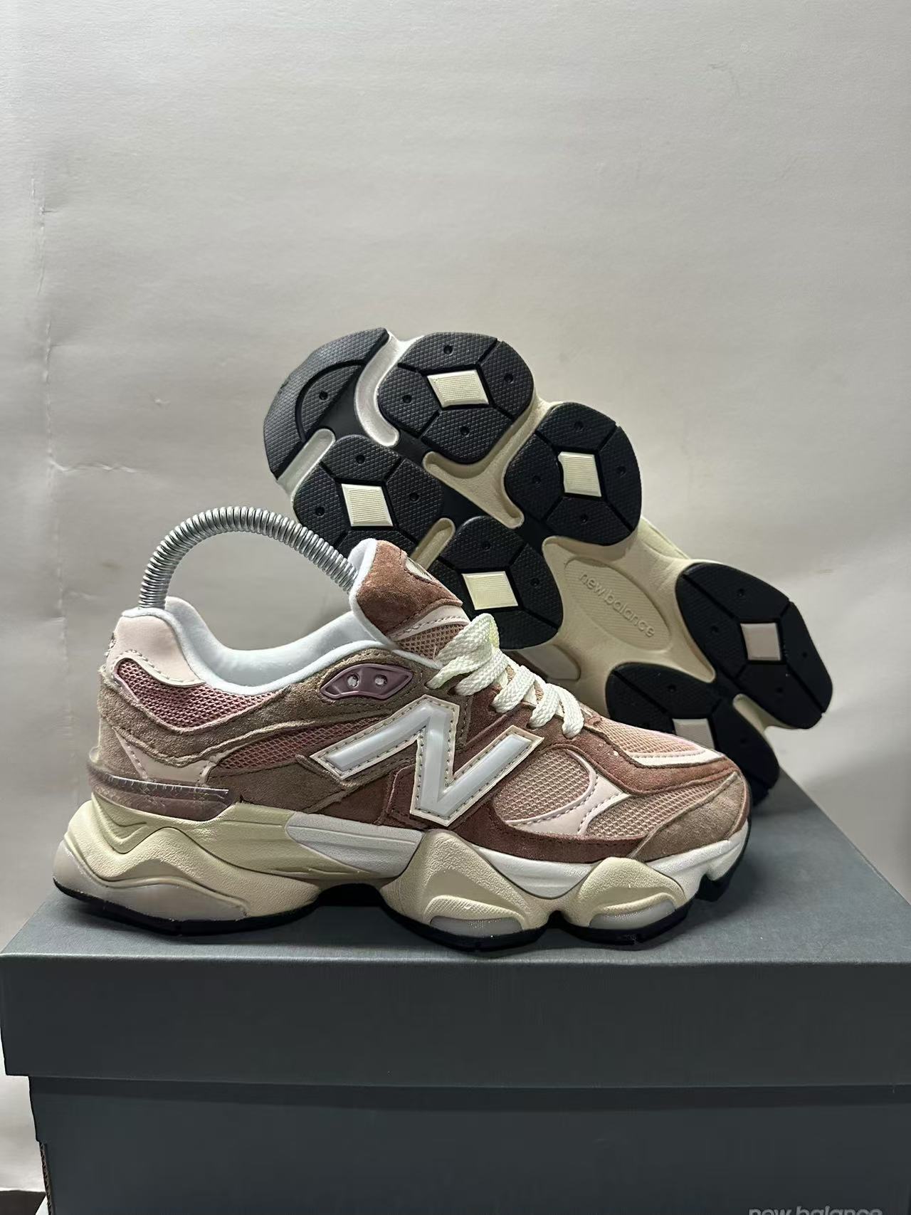 Zapatos Pitian puro comercio exterior original NB9060 tendencia de zapatos de papá retro altura pareja estudiantes hombres y mujeres zapatos deportivos para correr