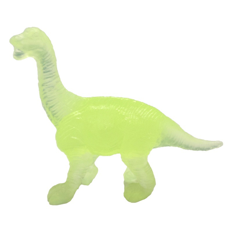 12 Luminous Mini Dinosaur Models Pterosaur Triceratops Tyrannosaurus Rex Stegosaurus Cross-Border Solid Model Kidsren's Toys