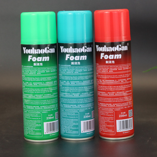 Factory direct sales manual shaving foam shaving cream shaving foam lubricating and softening beard cream 200ML