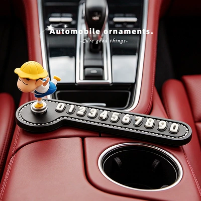 Anti-Slip Moving Car Number — Nömrəli dayanma kartı