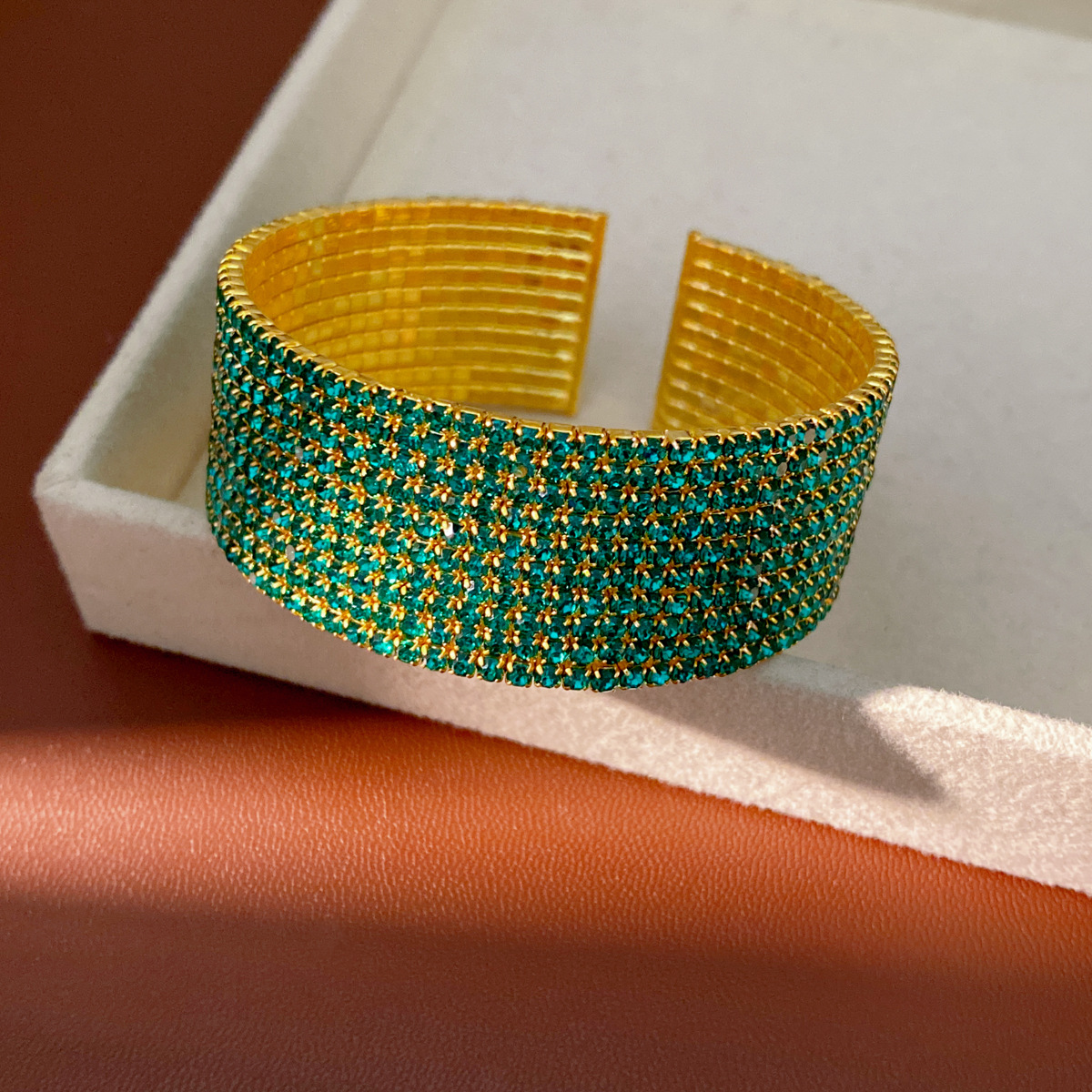 Brazalete - oro - verde
