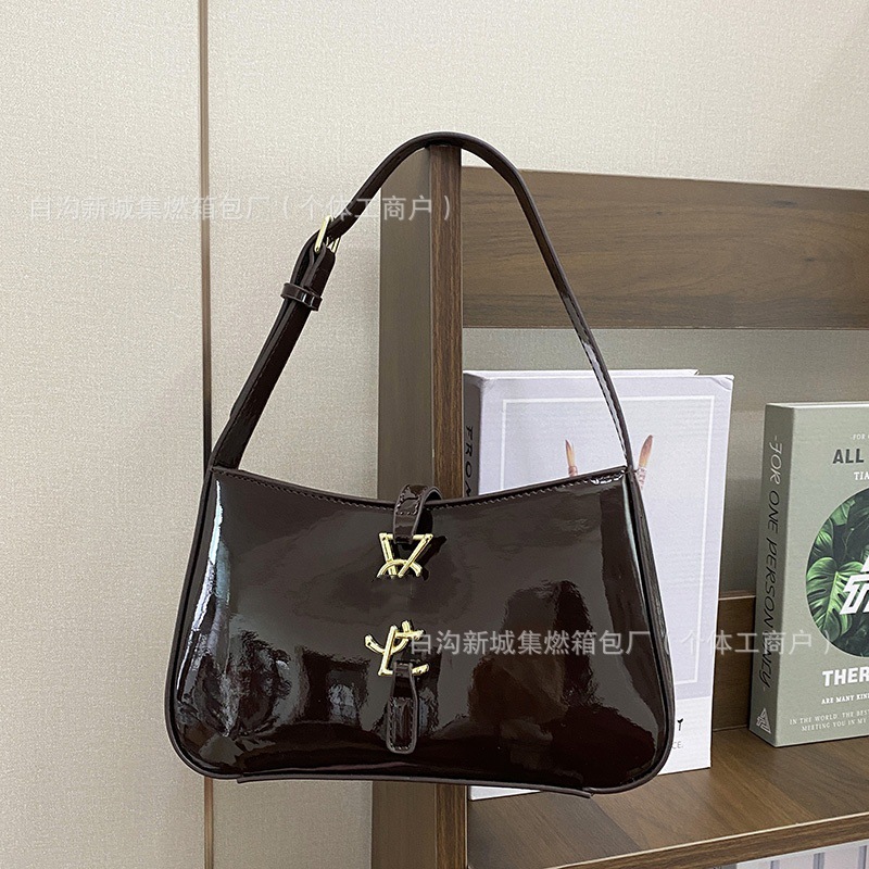 ins2025新款跨境夏小众设计法棍手提包高级质感百搭腋下包女bags