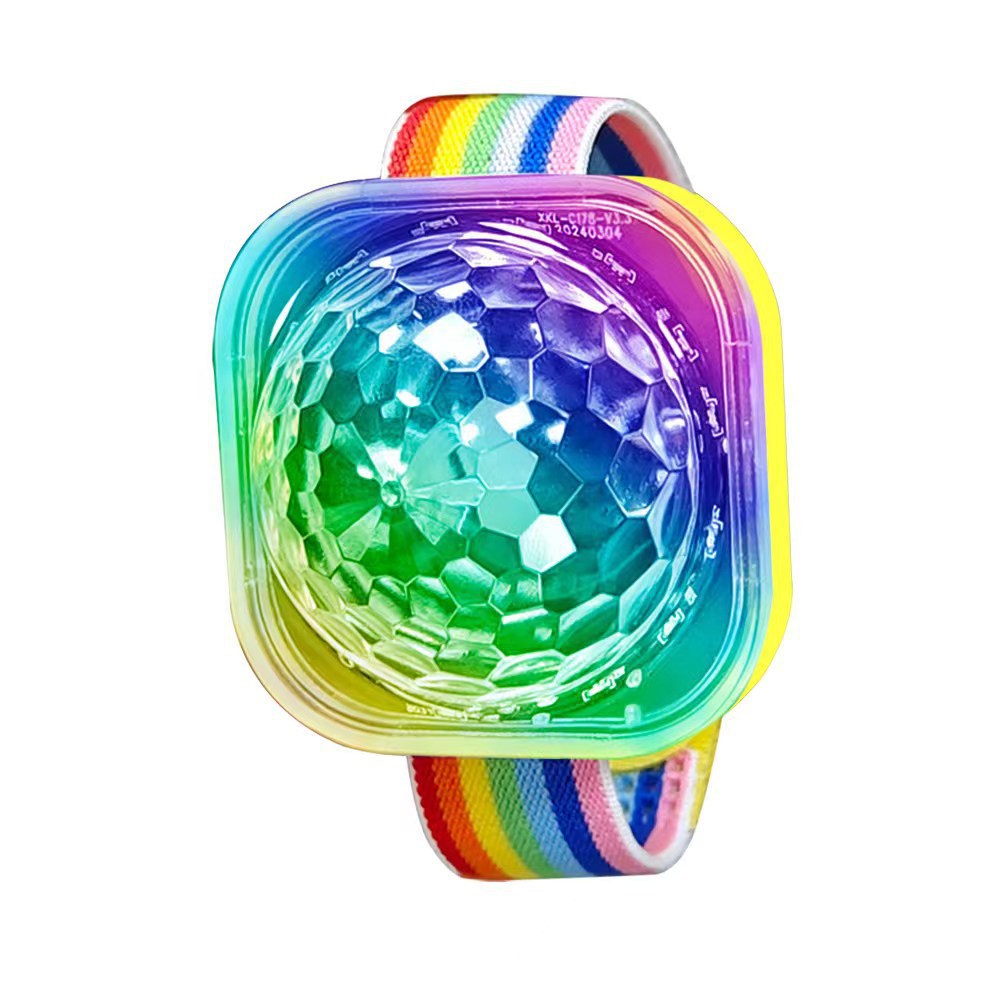 Exquisita pulsera USB lámpara de succión de coche BOLA MÁGICA lámpara de escenario colorido puede usar lámpara de reloj