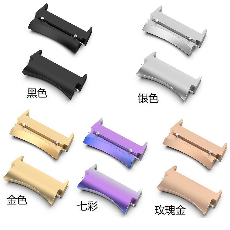 For Samsung Watch4 Connector Galaxy Watch6 Head Grain Stainless Steel 5pro Metal Connector in stock