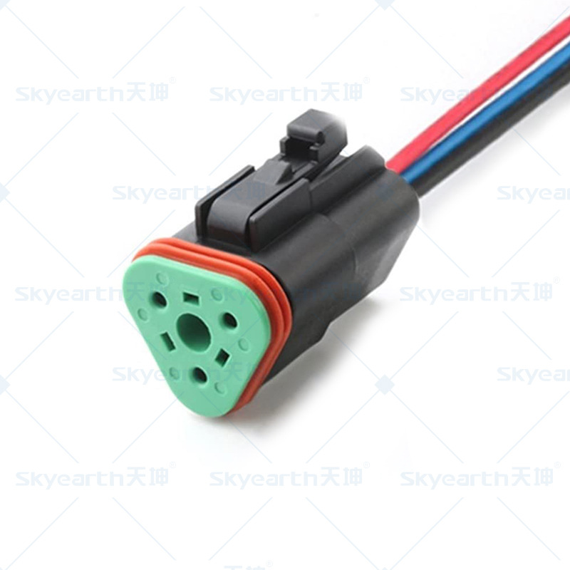 arnés de cables DTM especial para lámpara de trabajo LED de automóvil a prueba de agua DT macho y hembra línea de conversión tipo Y