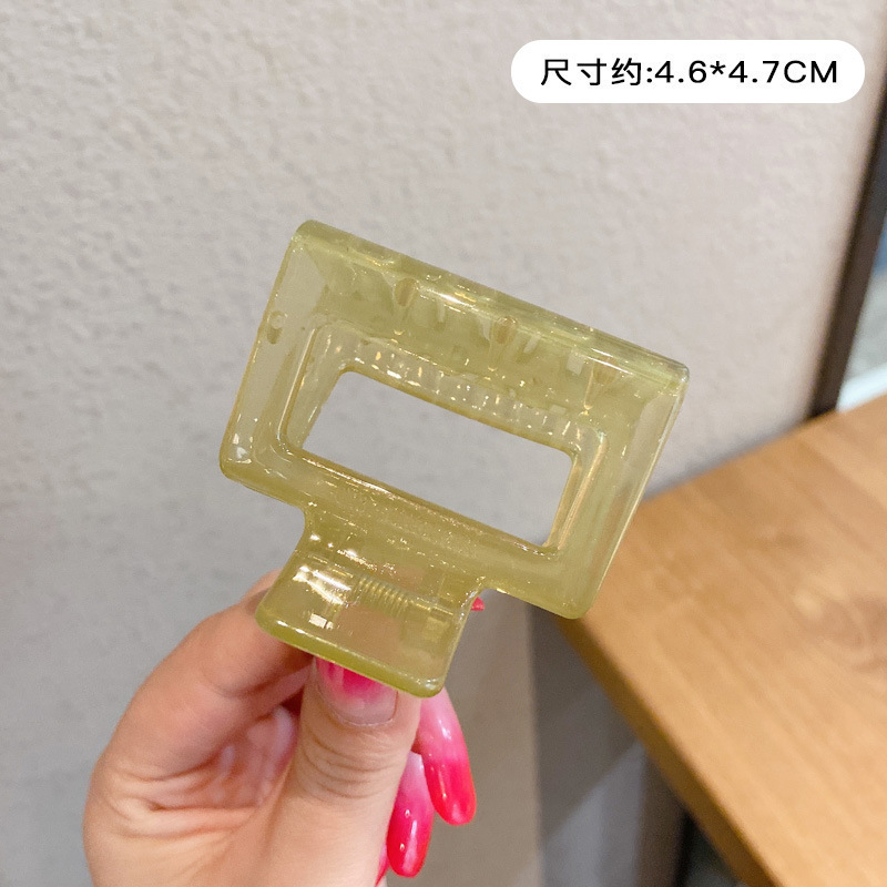 Otoño e invierno, Maillard, clip de agarre de color café, horquilla de cabeza para mujer, horquilla de sentido avanzado, clip de tiburón, volumen de cabello grande, clip múltiple