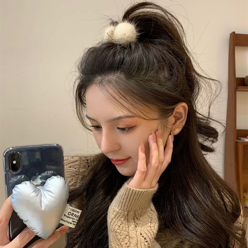 Hoher Pferdeschwanzclip Herbst und Winter feste Artefaktklauenklammer kleiner Clip Kopfschmuck Haarnadel weiblicher Haifischclip Anti-Kollaps Haarnadel weiblich_voghion.com