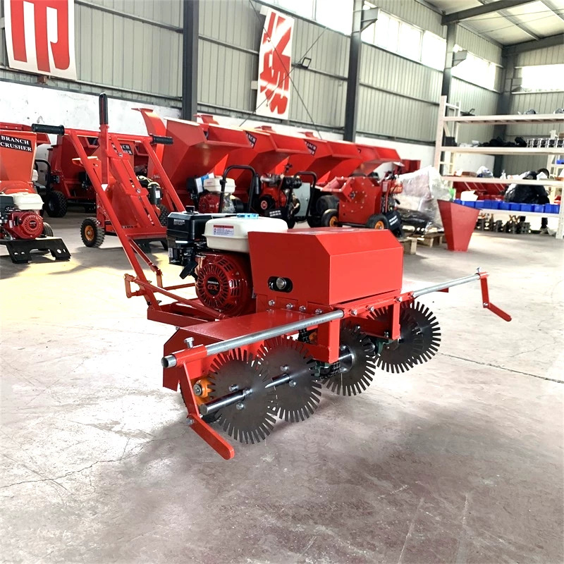 手推式草坪划线机 天然草皮自动移植机 小型宽幅旋刀草地切线机