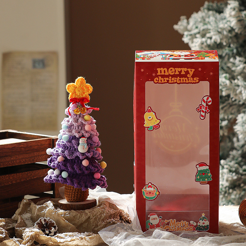 クリスマスデコレーション、雰囲気シーンレイアウト、小さなオーナメント、クリスマスツリーデコレーション、ミニデスクトップかぎ針編みのクロスボーダー専用|undefined