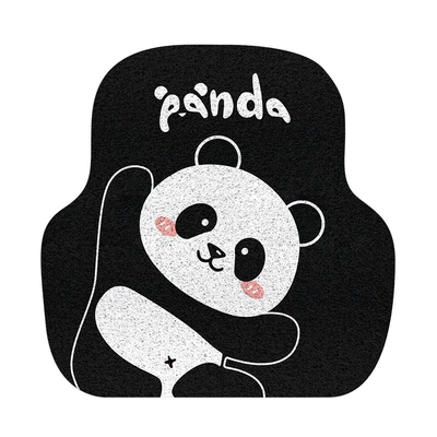 Cartoon Car Silk Loop Foot | Universal Foot Pad - colored-silk-circle-lazy-panda-back-1-4562cm-front-foot-pad-silk-circle