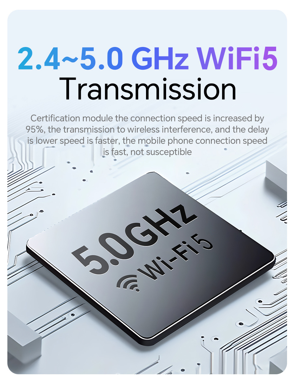 Wired to Wireless Apple Carplay Box Mini Plug-In Android Adapter Bluetooth Automatic Connection