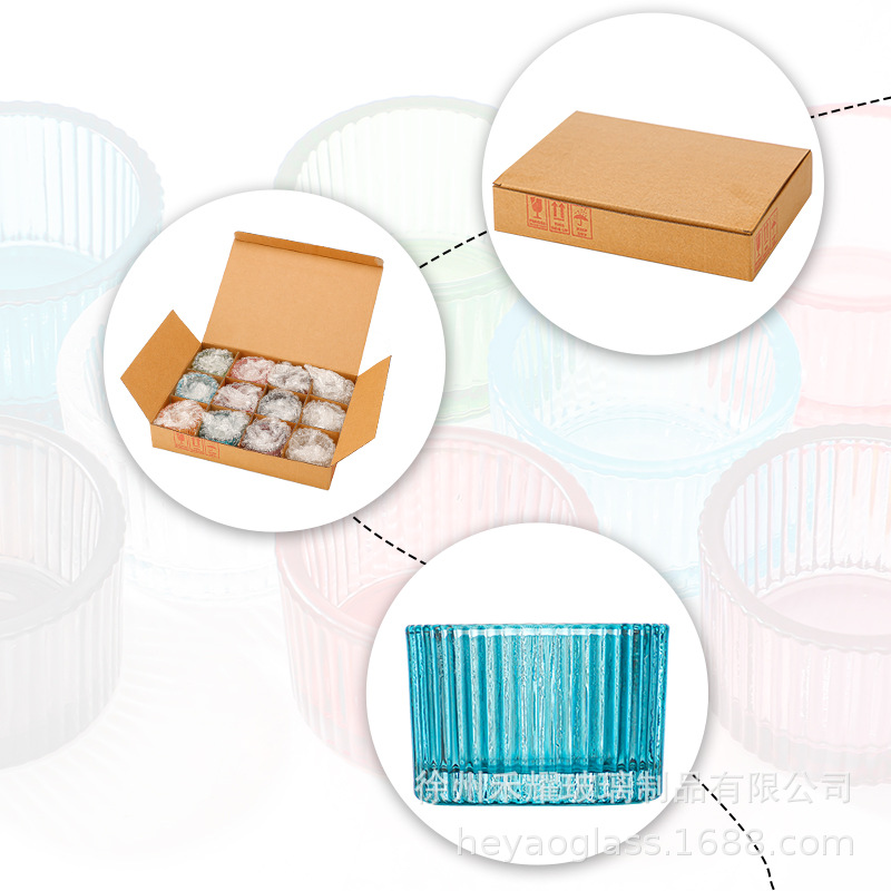 상자에 12개 세트, 진한 파란색