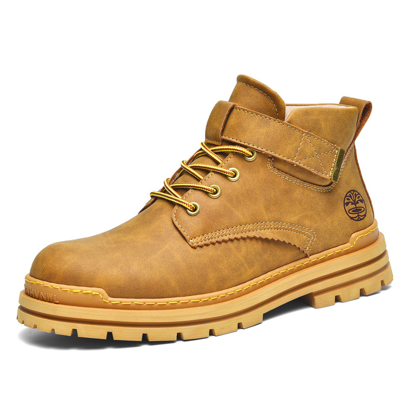 Die neuen Freizeit-Arbeitsschuhe von Zhongbang können nicht in faule große gelbe Stiefel getreten werden_voghion.com