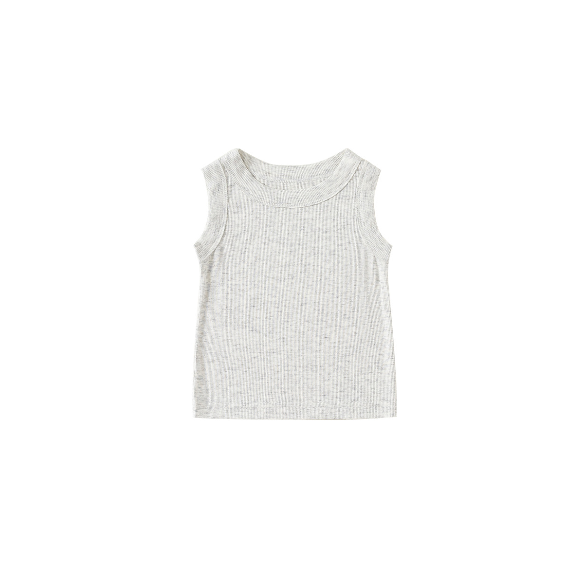 Chaleco para niños verano niñas color sólido camisola casual bebé sin mangas camiseta top XY24035
