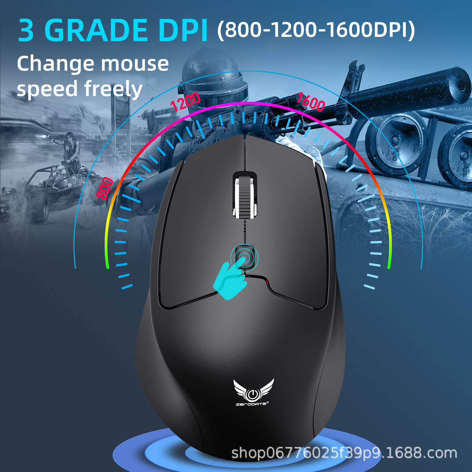 源頭工廠2.4G便攜式光學無線鼠標 T35筆記本電腦計算機6鍵鼠標