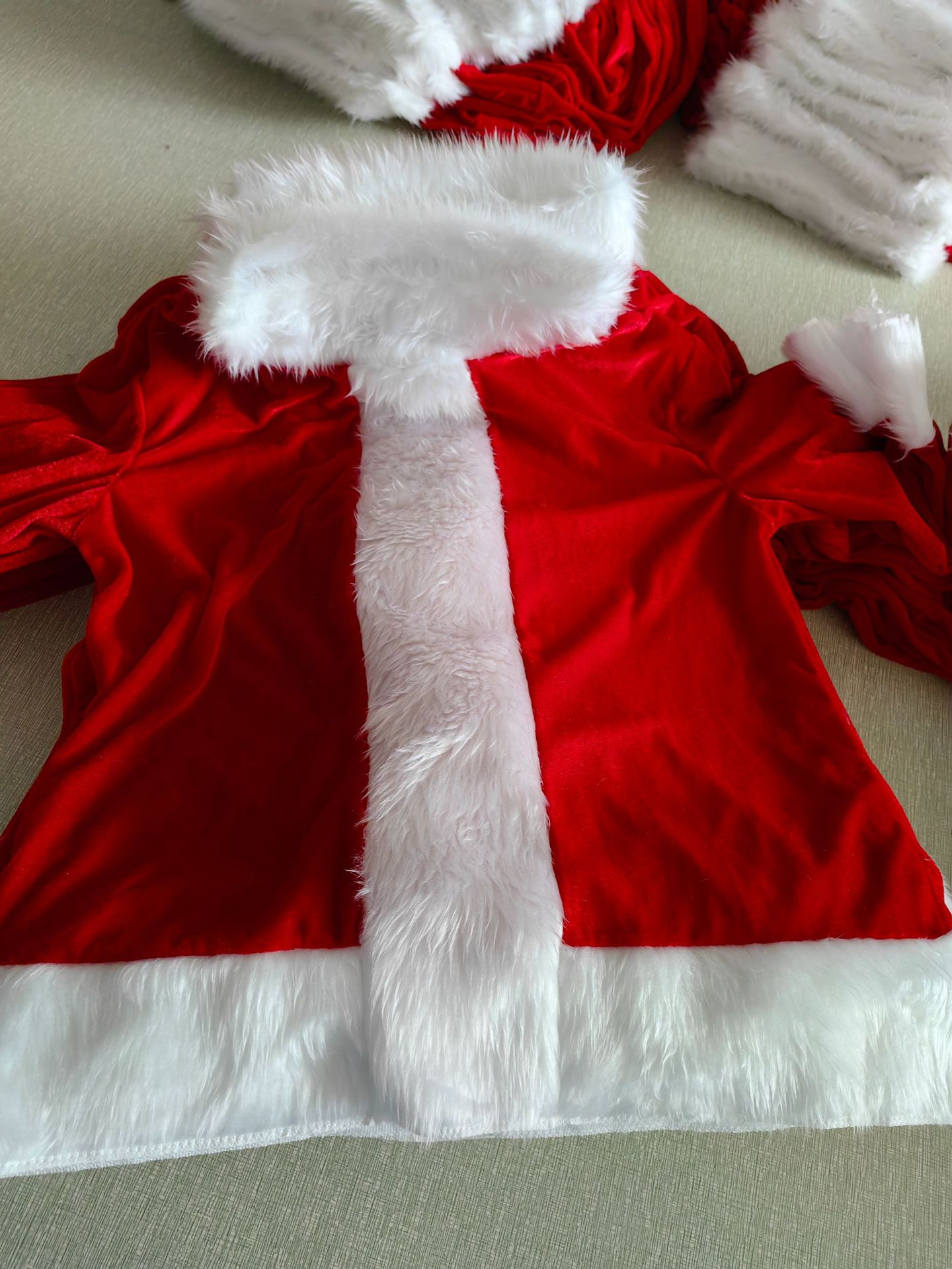 Costume da babbo natale per uomo in velluto per le feste_voghion.com