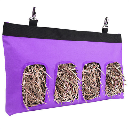 Rabbit hay bale feeding bag Rabbit hay bag pet feeding hanging bag Small pet feed bag Shenzhen factory